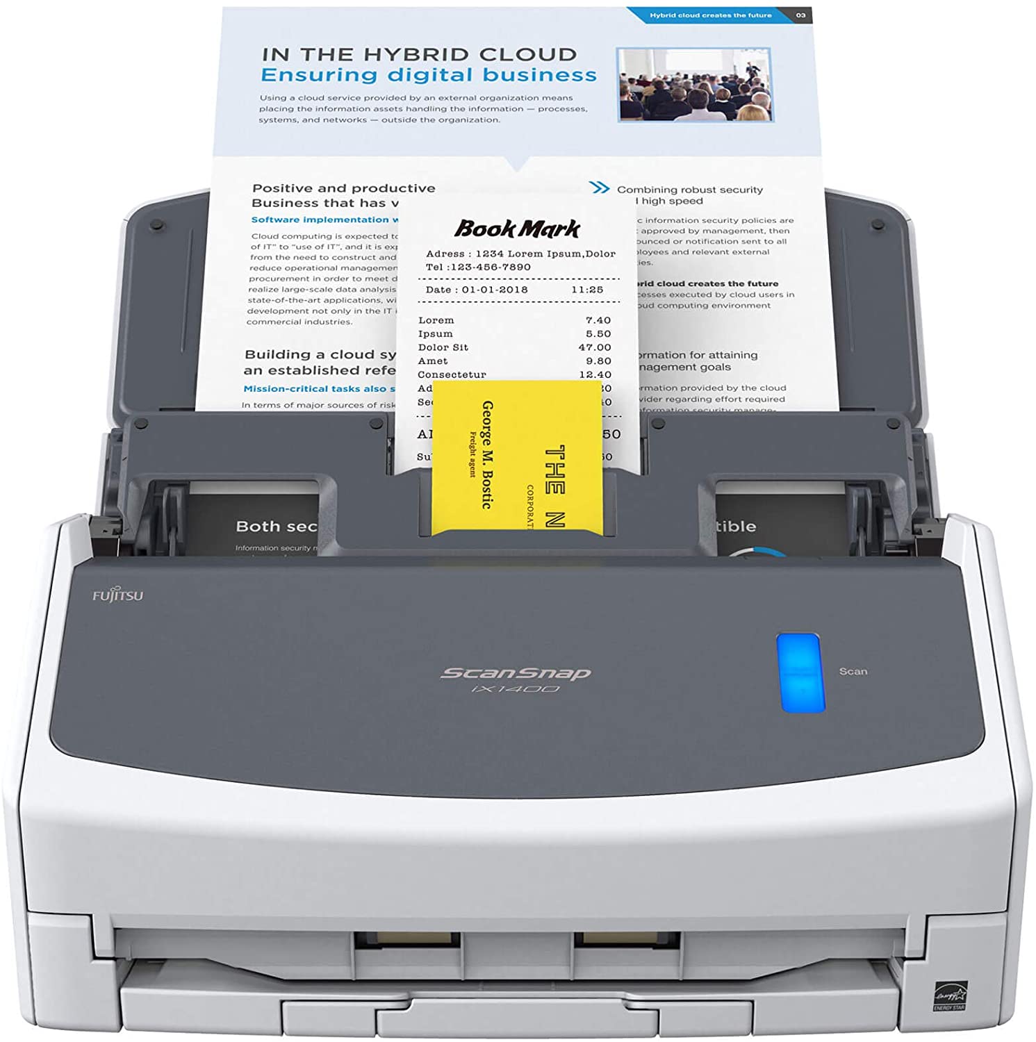 ScanSnap iX1400 Document Scanner – A4, Fast Desktop Scanner
