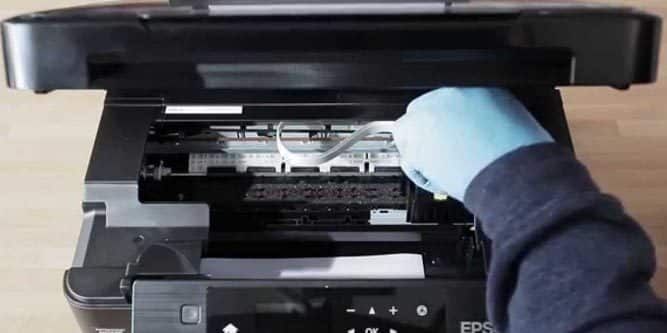 how to clean a printer