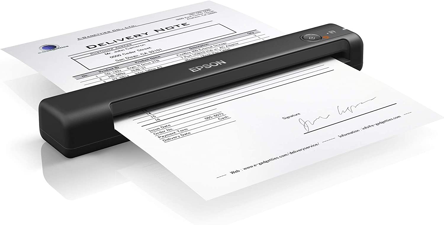 Epson WorkForce ES-50 A4 Portable Document Scanner,